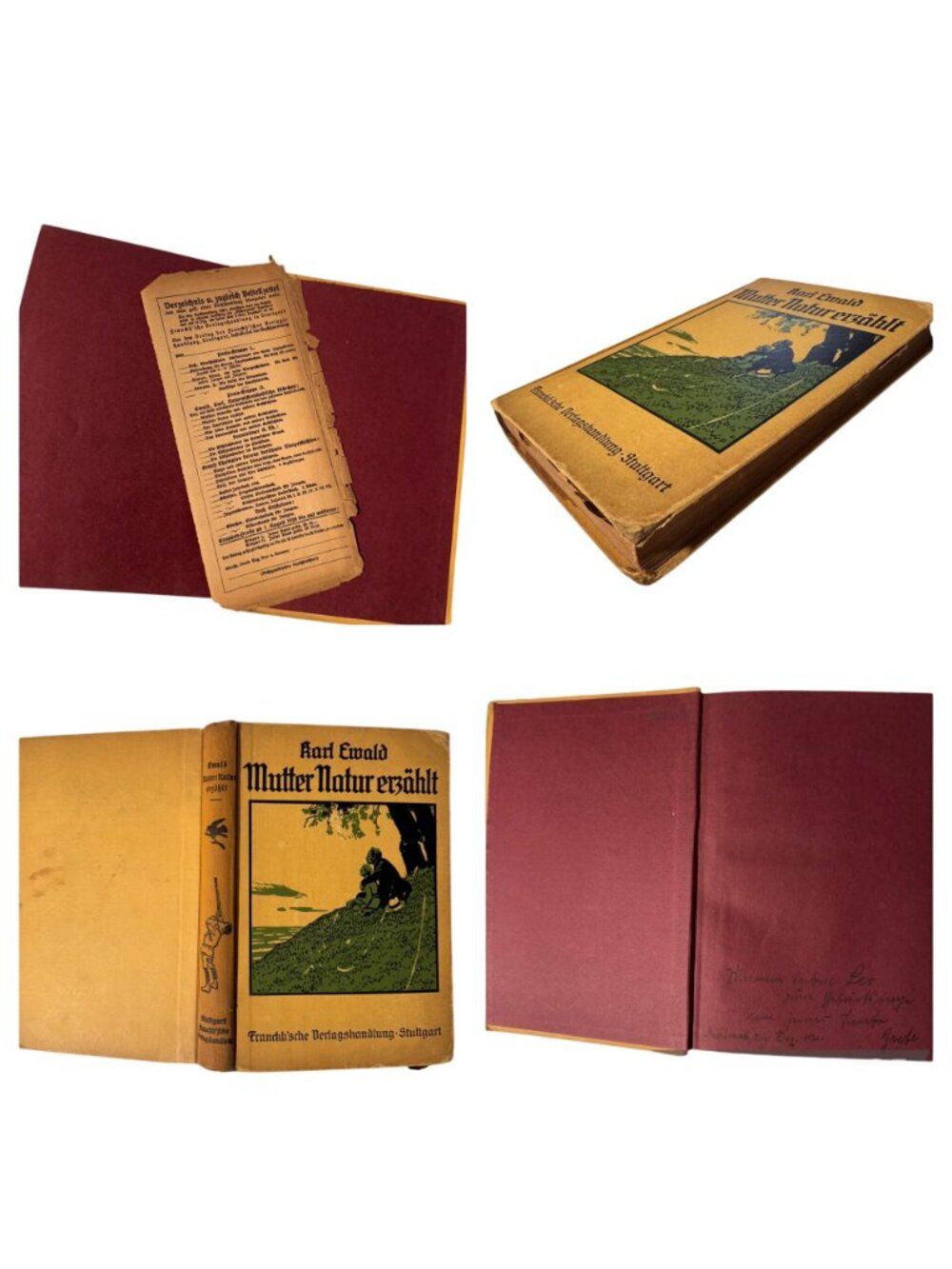 "Mother Nature Tells" By Karl Ewald Hardcover Book German Mutter Natur Erzählt - Picture 5 of 16